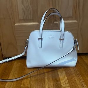 White Kate Spade crossbody handbag